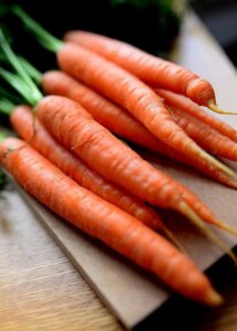 imagen de zanahorias para comer saludable